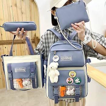 Amazon.co.jp: リュックサックセット、ピンとアクセサリー付き4